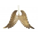 Skrzydła anioła zawieszka ozdobna 12cm złoto antyczne