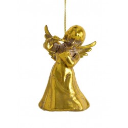 Anioł zawieszka 8,5cm antyczne złoto