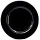 TALERZ CZARNY DUŻY dekoracyjny 1szt. 28cm