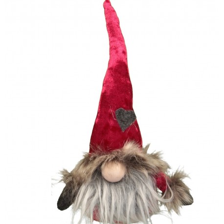 Skrzat chłopiec w welurowym ubranku 26cm