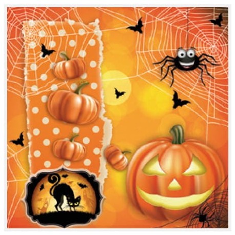 Serwetka do decoupage halloween 