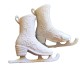 Łyżwy para zawieszka 8cm białe