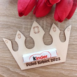 Prezent na Dzień Kobiet, korona na czkoladkę