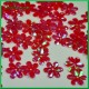 Cekiny kwiatuszki 15mm/5g czerwone opalizujące