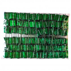 Prezent na piku ZIELONY 2,5cm zestaw  60 sztuk