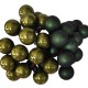 Bombki szklane na druciku OLIWKA 2cm/36szt 