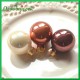 Bombki szklane błyszczące KREMOWO/BRĄZOWO/CZEKOLADOWE  3cm/18szt