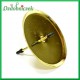 Złote podstawki pod świece walcowe 4szt/70mm