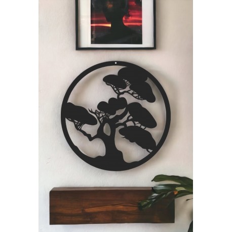 Geometryczna dekoracja ścienna - Sowa 