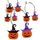 Zawieszki dynie ozdobne Halloween 8szt.