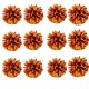Chryzantema mini POMARAŃCZOWO-BRĄZOWA - główka kwiatowa 12szt.