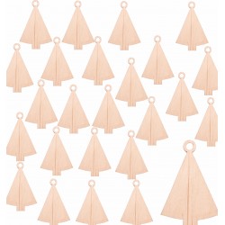 Choinka zawieszka ze sklejki 10cm zestaw 25szt.