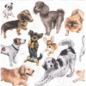 Serwetka do decoupage psy pieski psiaki