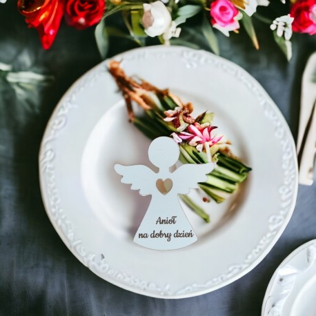 Magnes Podziękowanie dla gości I Komunia Święta anioł na dobry dzień HDF