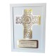 Ramka obraz 3D preznet dla dziecka krzyż modlitwa
