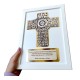 Ramka obraz 3D preznet dla dziecka krzyż modlitwa
