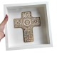Ramka obraz 3D prezent dla dziecka krzyż modlitwa OJCZE NASZ