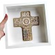 Ramka obraz 3D prezent dla dziecka krzyż modlitwa OJCZE NASZ