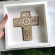Ramka obraz 3D prezent dla dziecka krzyż modlitwa OJCZE NASZ