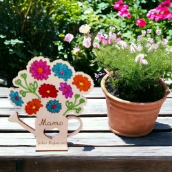 Konewka ozdoba ze sklejki upominek Dzień Mamy