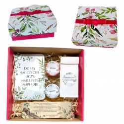 Zestaw prezentowy dla nauczyciela, zakonczenie roku szkolnego, Dzień Nauczyciela