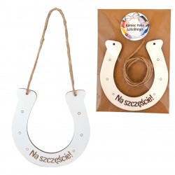 Prezent na zakonczenie roku szkolnego, pasowanie na ucznia - podkowa