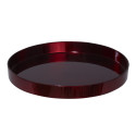 Talerz, misa, taca plastikowa czerwona 27cm