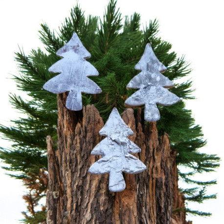 Choinki naturalne z kory brzozy 3cm/60szt