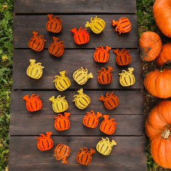 Wykrawanka jesienna DYNIE 3 kolory 24szt