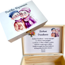 Prezent na KOMUNIĘ Świętą pamiątka pudełko 