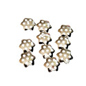 Biżuteryjne zakończenia do jajek, pisanek kwiatek nr 4, SREBRO  11mm/10szt.