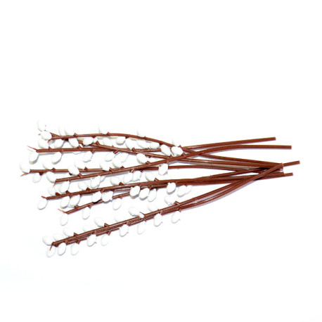 BAZIE gałązka ozdobna krótka 17cm/6szt.