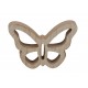 Motyl drewniany 3D - dekoracja ozdobna 1szt/9cm