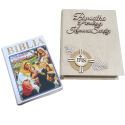 Pamiątka I Komunia Święta z Biblią, wzór nr 2 
