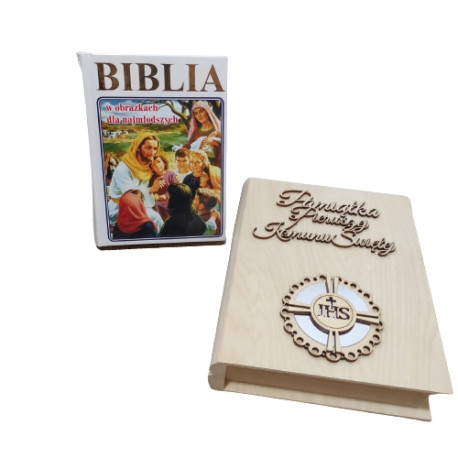 Pamiątka I Komunia Święta z Biblią, wzór nr 2 