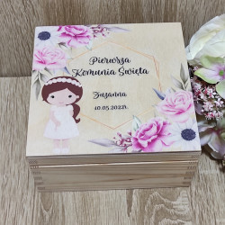 Pamiątka I Komunii pudełko na prezent niezbędnik WZORY DO WYBORU