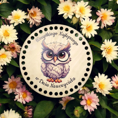 Baza do koszyka 17cm, nadruk uv DZIEŃ MATKI DUŻO WZORÓW