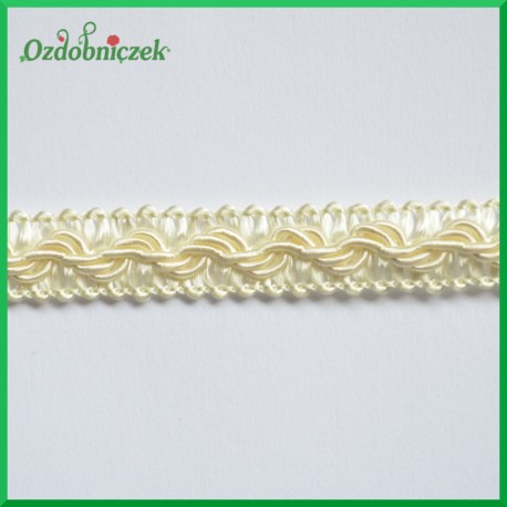 Taśma pleciona 1mb ecru