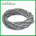 Wianek wiklinowy szary 20 cm