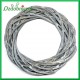 Wianek wiklinowy szary 25 cm duży 