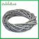 Wianek wiklinowy szary 25 cm duży 