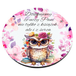 Magnes z nadrukiem uv Dzień Nauczyciela, wzory do wyboru 