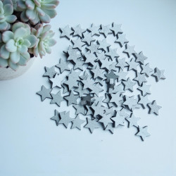 Gwiazdki małe 2cm srebrne