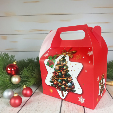 Pudełko składane prezentowe - skarpety z prezentem - zestaw 12 szt