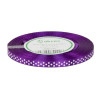 Tasiemka ozdobna w kropki 6mm fiolet 23mb