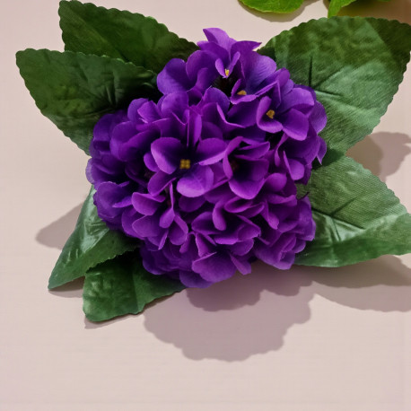 Bukiet kwiatowy - prymulki fioletowe - 20cm