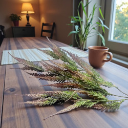 Sztuczny asparagus ozdobny 73cm - oberżyna