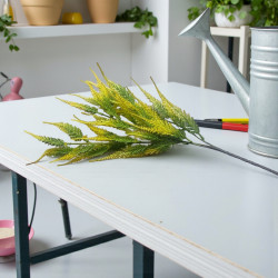 Sztuczny asparagus ozdobny 73cm - zielono-żółty