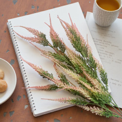 Sztuczny asparagus ozdobny 73cm - zielono-różowy