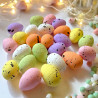 Jajka nakrapiane miks kolorów 2,5cm /50szt 01-01